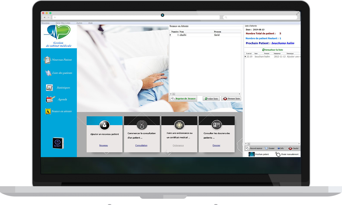 Gestion de Cabinets médicaux