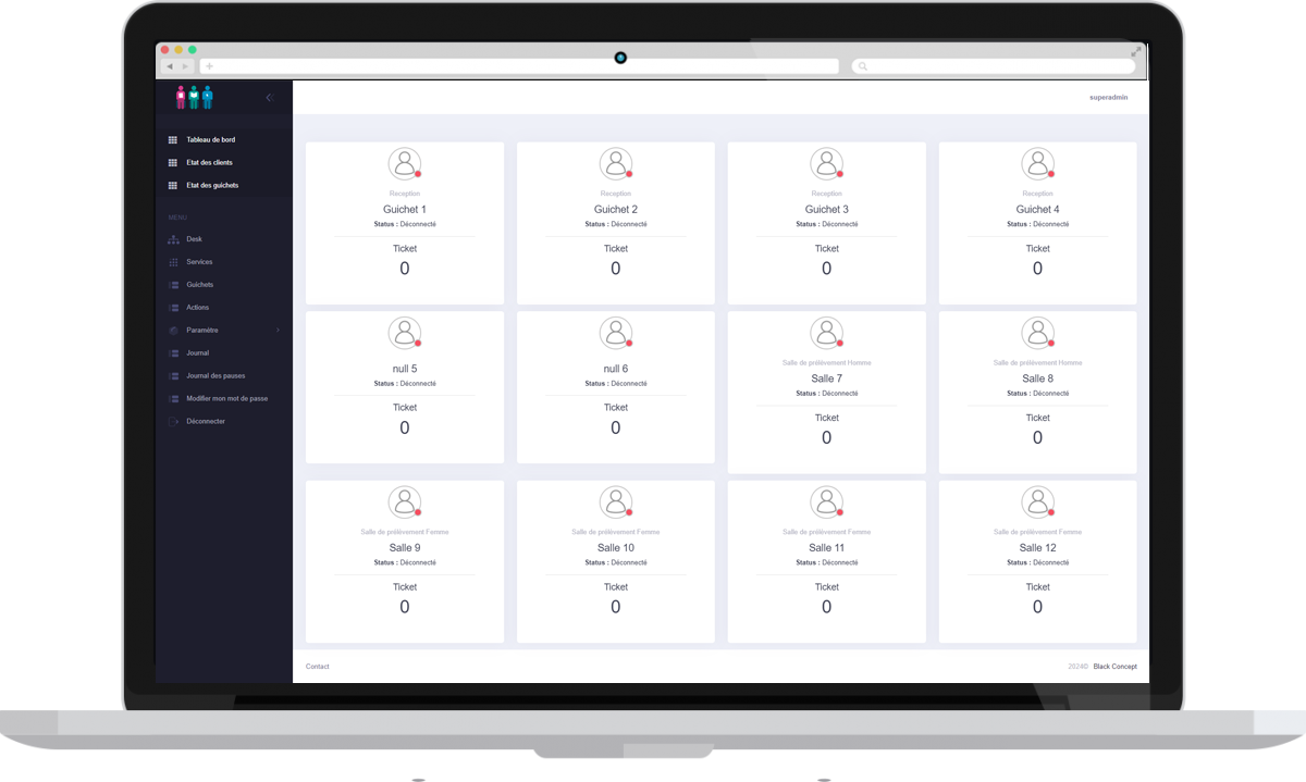 Gestion de file d'attente Gestion de file d'attente